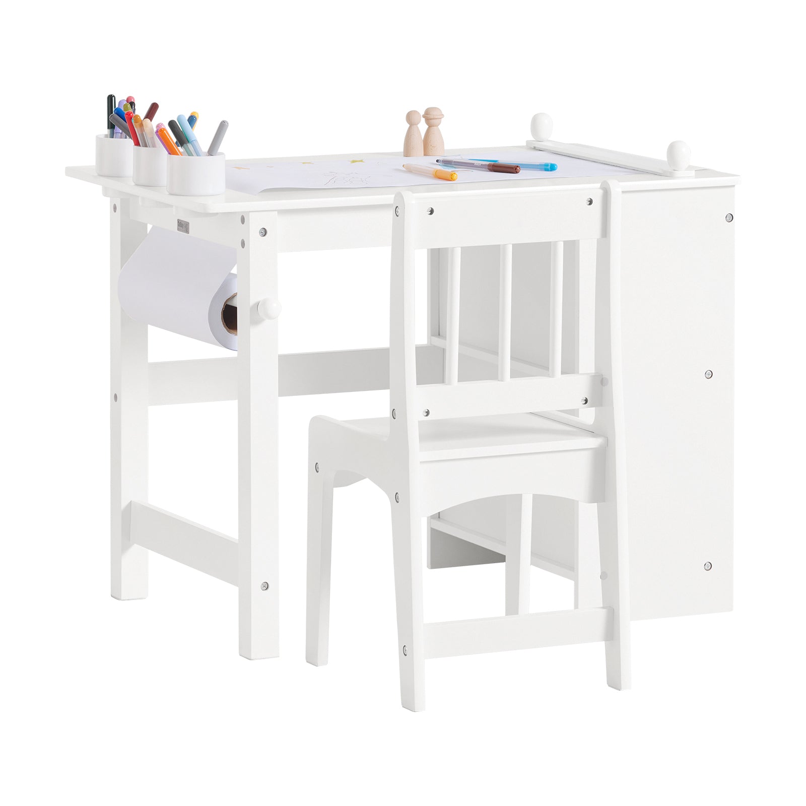 SoBuy KMB60 W Children Desk and Chair Set with Storage Shelves for Dr SoBuy UK